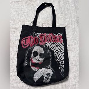The Dark Knight Joker canvas reversible tote bag